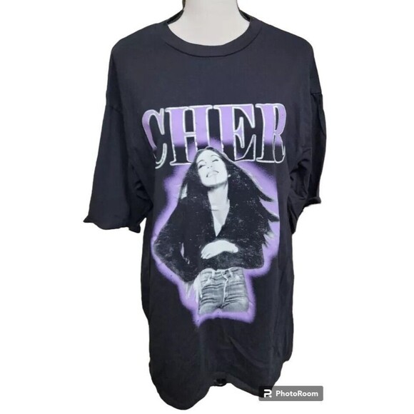 CHER T-Shirt Black Size Small Band Pop - Picture 1 of 10